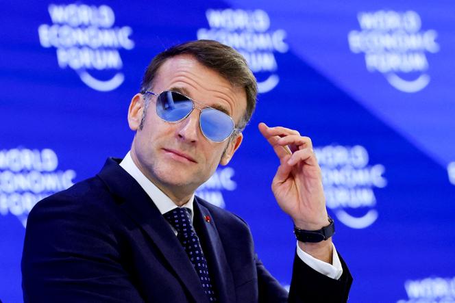 Emmanuel Macron à Davos, mardi 20&nbsp;janvier 2026.