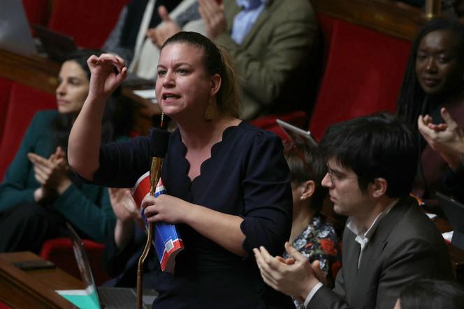 La présidente du groupe La France Insoumise (LFI) Mathilde Panot, à l’Assemblée, le 22 janvier 2026.