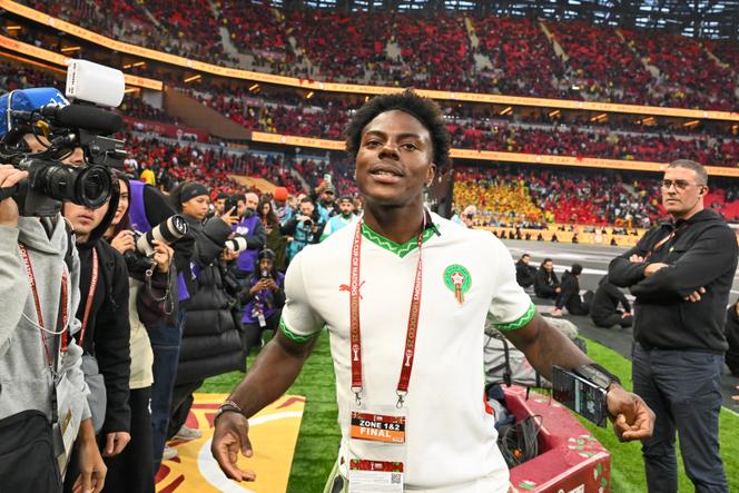 YouTuber e streamer americano IShowSpeed ​​​​durante a final da Copa das Nações Africanas (CAN) entre Senegal e Marrocos, no estádio Príncipe Moulay-Abdellah em Rabat, 18 de janeiro de 2026.