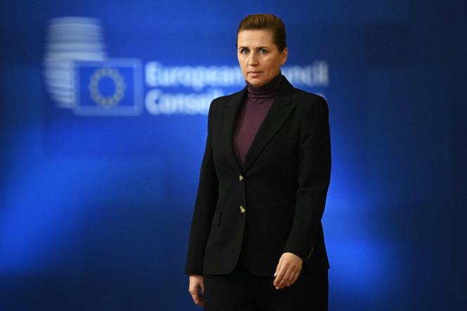 La première ministre danoise, Mette Frederiksen, à son arrivée pour le sommet du Conseil européen à Bruxelles, le 22 janvier 2026.