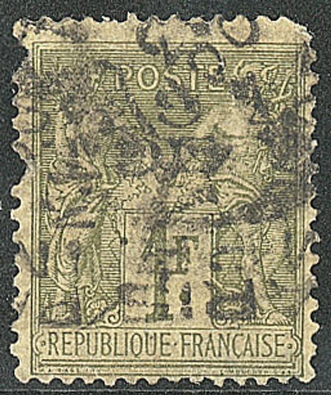 Timbre préoblitéré de France (1893). Prix de départ : 18 000 euros.