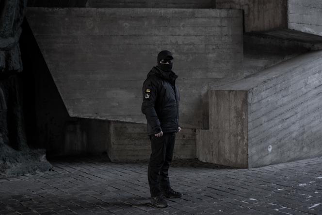 Le commandant «&nbsp;13&nbsp;» (nom de guerre), d’une unité du renseignement militaire ukrainien, dans la région de Kiev, le 21&nbsp;janvier&nbsp;2026.