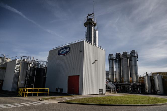 Le site d’une usine Danone, à Saint-Just-Chaleyssin (Isère), le 17 septembre 2025. 