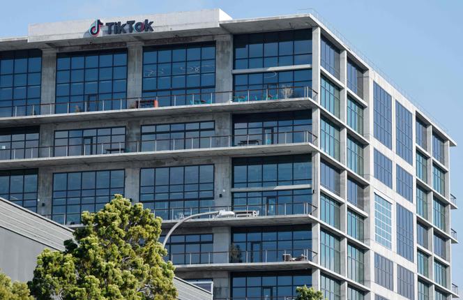 Escritórios da TikTok na Califórnia em Los Angeles em 23 de janeiro de 2026.
