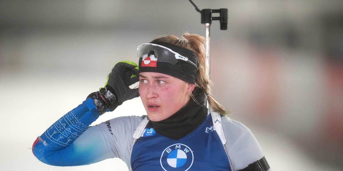Ukaleq Slettemark, la biathlète groenlandaise qui défie Donald Trump sur la scène olympique