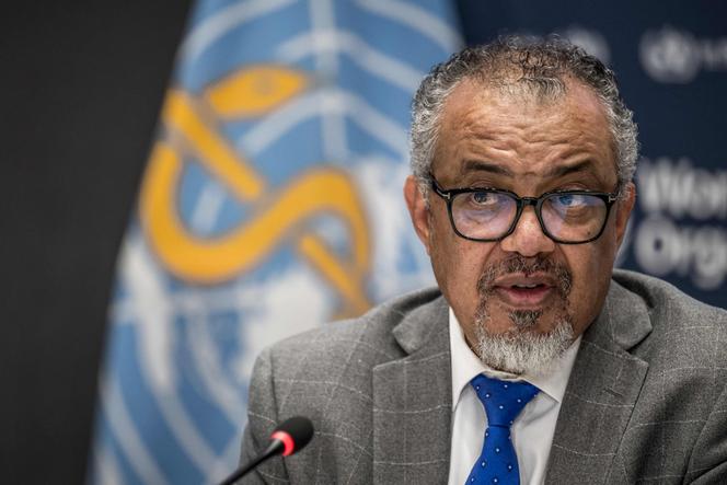 Le directeur général de l’Organisation mondiale de la santé, Tedros Adhanom Ghebreyesus, au siège de l’OMS, à Genève, le 10 décembre 2024.