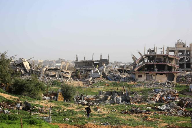 A Khan Younès, dans le sud de la bande de Gaza, le 25 janvier 2026. 