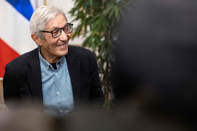 O escritor Boualem Sansal, em Estrasburgo, 26 de janeiro de 2026.