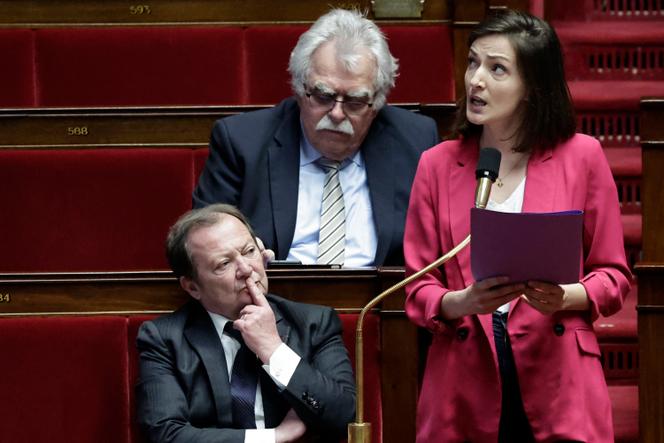 La députée écologiste du Rhône Marie-Charlotte Garin à l’Assemblée nationale, à Paris, le 29 janvier 2025.