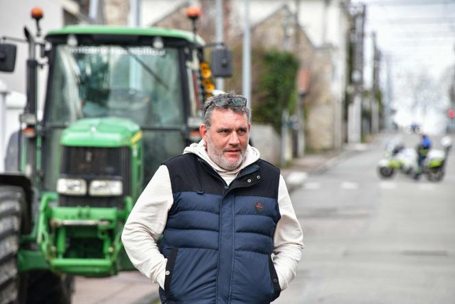 Le président du syndicat agricole Coordination rurale (CR), dans le centre de la France, le 26&nbsp;janvier 2026.