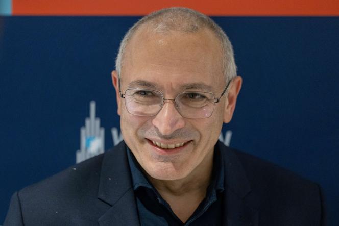 L’ancien oligarque russe en exil et figure de l’opposition, Mikhaïl Khodorkovski, à Varsovie, le 2 octobre 2024.