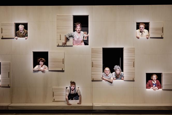  « Willy Protagoras enfermé dans les toilettes », mis en scène par Wajdi Mouawad, au Thâtre national de la Colline, à Paris, le 15 janvier 2026.