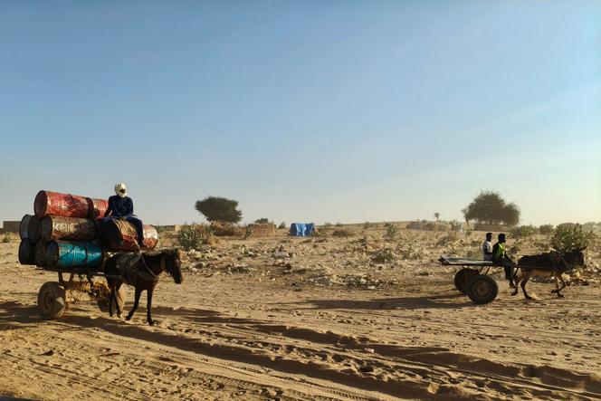 Au poste-frontière d’Adré, dans l’est du Tchad, le 14 janvier 2026.