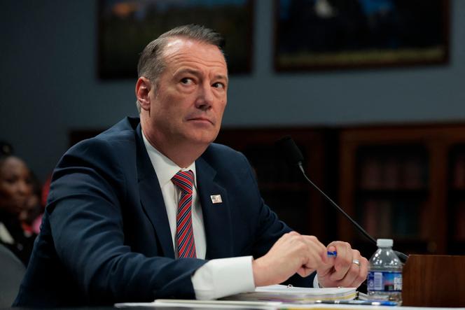 Todd Lyons, directeur par intérim du Service de l’immigration et des douanes (ICE), au Capitole, à Washington, le 14&nbsp;mai&nbsp;2025.