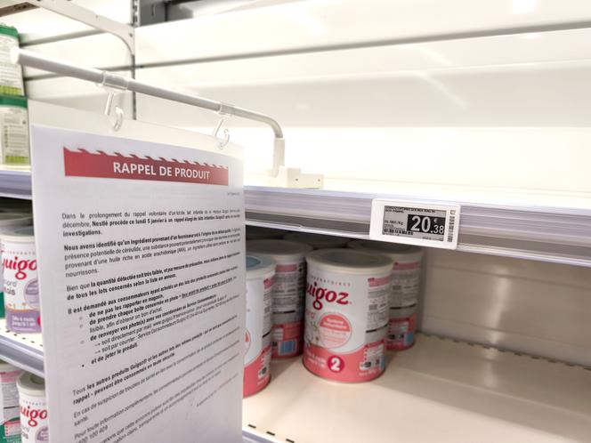 Dans un supermarché Auchan à Valence, le 22&nbsp;janvier 2026.