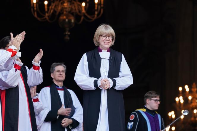 Sarah Mullally à la cathédrale St. Paul, à Londres, le 28&nbsp;janvier 2026.