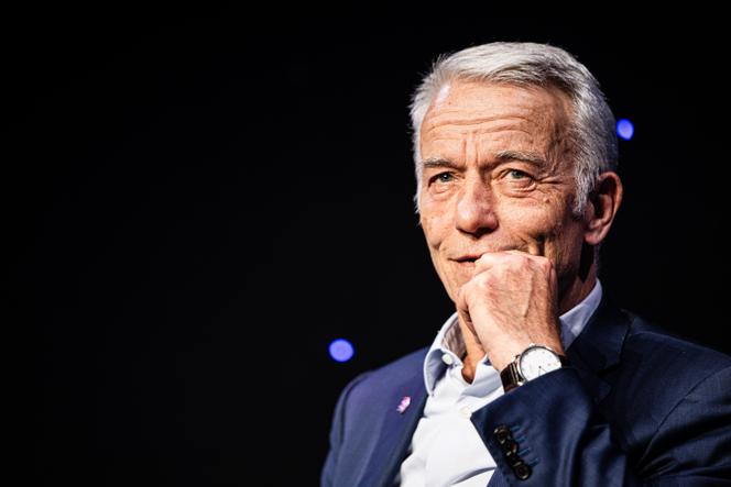 Patrick Martin, président du Medef, lors de « La Nuit de la Nouvelle République », au Palais Brongniart, à Paris, le 27 janvier 2026.