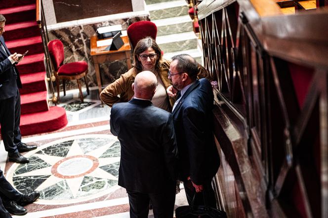 La députée (Horizons) de Seine-Maritime Agnès Firmin Le Bodo, l’une des autrices du rapport, à l’Assemblée nationale, à Paris, le 5&nbsp;décembre&nbsp;2025.