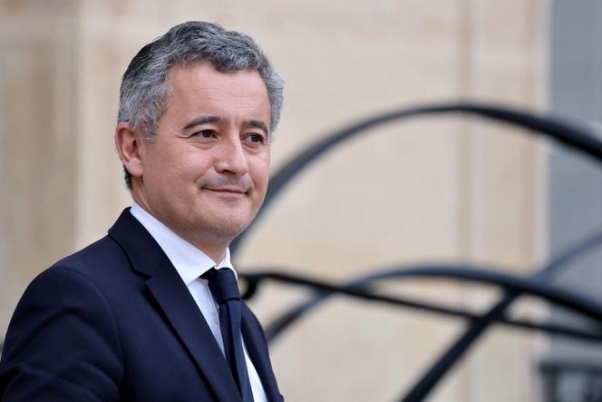 Gérald Darmanin quitte le palais de l’Élysée après le conseil des ministres, à Paris, le 28 janvier 2026.