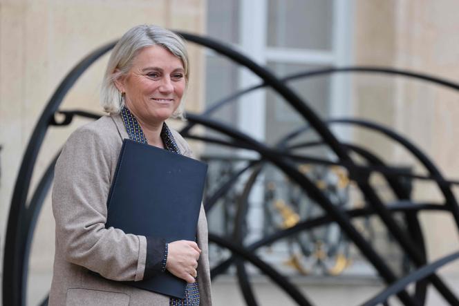 La ministre de la santé, Stéphanie Rist, quitte le palais de l’Elysée à Paris, le 28 janvier 2026.