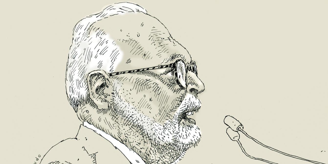 Au procès en appel des assistants parlementaires du FN, Wallerand de Saint-Just se pose en « petit télégraphiste » Kép