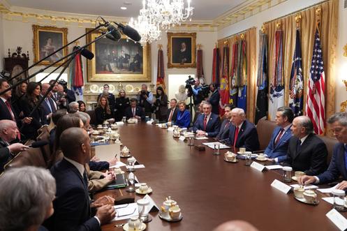 Le président américain, Donald Trump, lors d’une réunion du cabinet à la Maison Blanche, à Washington, le 29 janvier 2026.