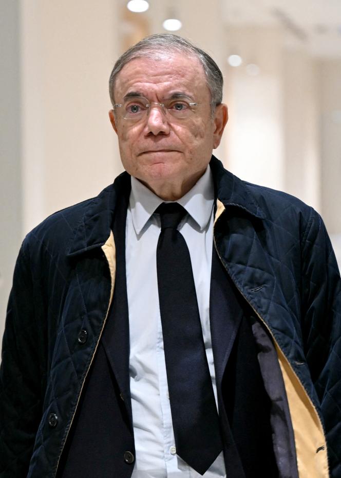 Jean-Charles Naouri, au tribunal de Paris, le 1ᵉʳ octobre 2025.