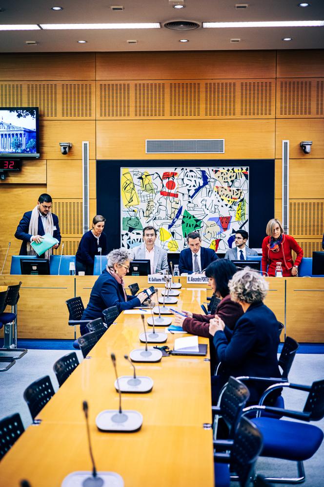 Guillaume Prévost, secrétaire général de l’enseignement catholique, auditionné par les membres de la commission des affaires culturelles et de l’éducation de l’Assemblée nationale à Paris, le 2 décembre 2025.