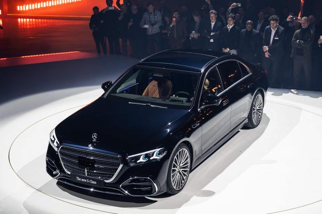 Lors de la présentation en avant-première mondiale de la nouvelle Mercedes-Benz Classe S, à l’occasion de la célébration du 140ᵉ anniversaire du brevet de Karl Benz, au Musée Mercedes-Benz, à Stuttgart (Bade-Wurtemberg), le 29&nbsp;janvier&nbsp;2026.