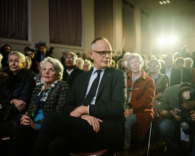 The president of Horizons, Edouard Philippe, during the launch of his municipal campaign, in Le Havre (Seine-Maritime), January 28, 2026.