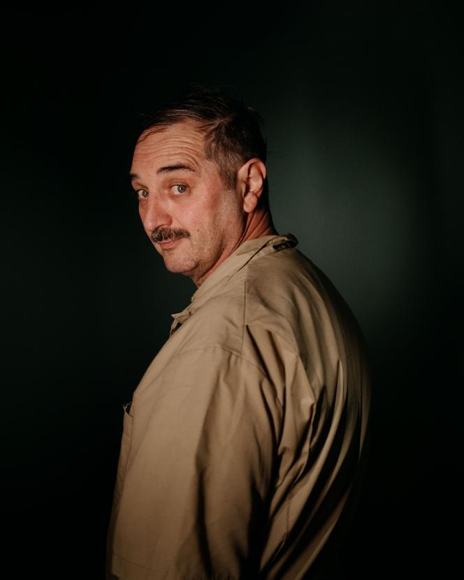 Frédéric Felder, alias Franky Baloney, à Angoulême, le 29 janvier 2026.