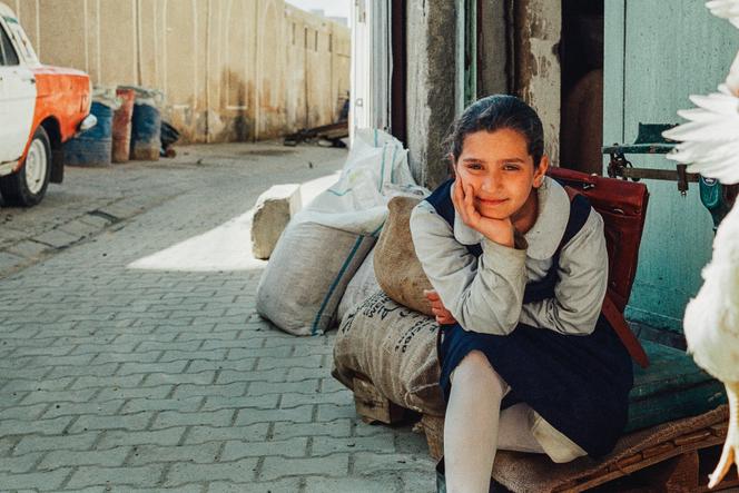 Baneen Ahmad Nayyef (Lamia) dans « Le Gâteau du président », de Hasan Hadi.