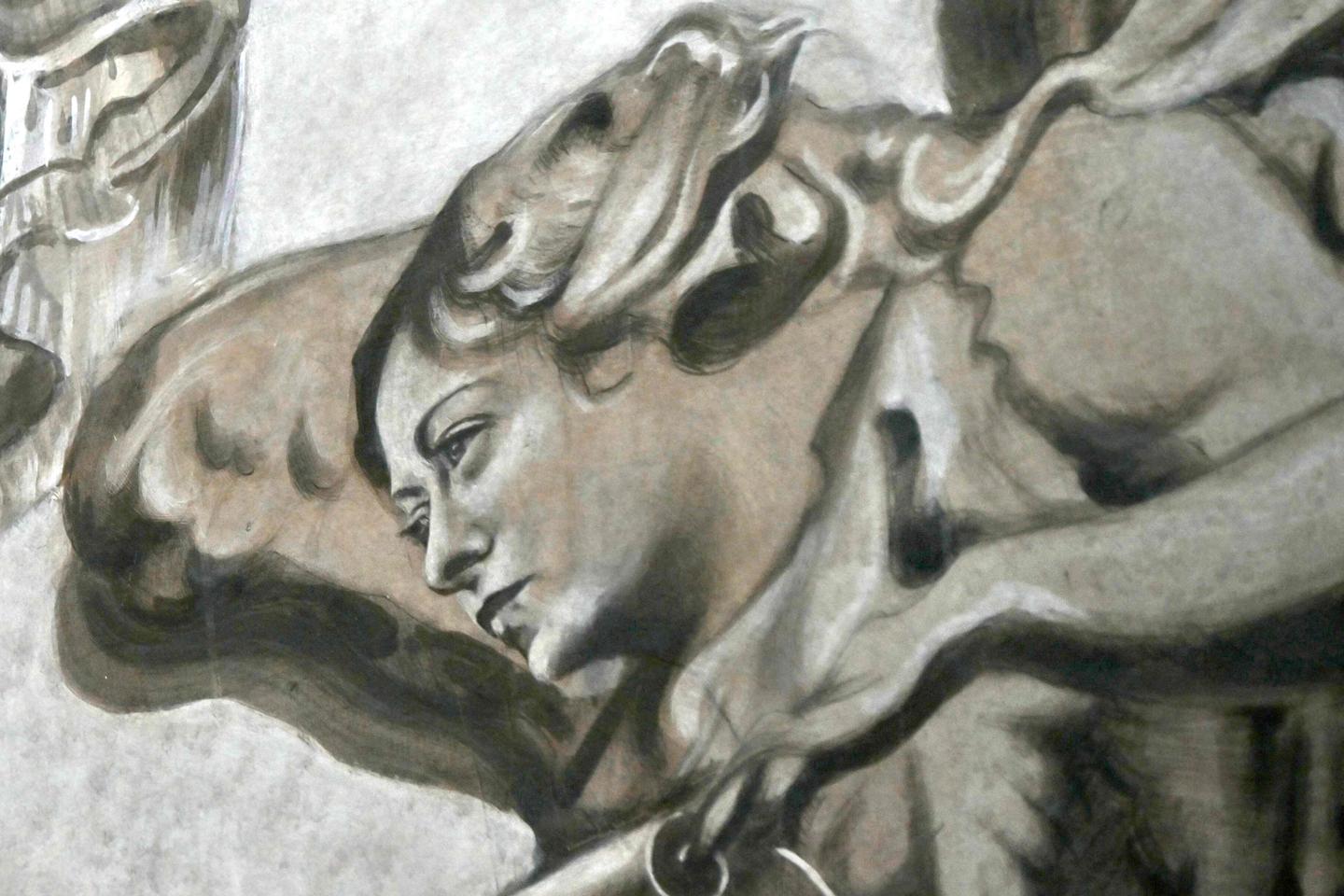 A Rome, la restauration d’une fresque laisse apparaître le visage de Giorgia Meloni A Rome, la restauration d’une fresque laisse apparaître le visage de Giorgia Meloni