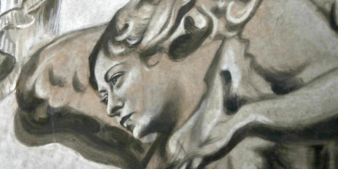 A Rome, la restauration d’une fresque laisse apparaître le visage de Giorgia Meloni