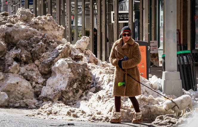 Dans le centre-ville de Manhattan, à New York, le 1ᵉʳ février 2026.