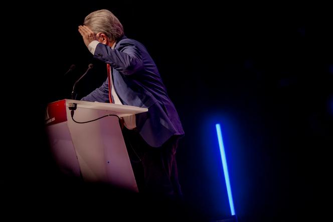 Jean Luc Melenchon lors d’un meeting pour les élections municipales, à Roubaix (Nord), le 31 janvier 2026.