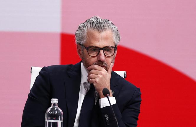 Casey Wasserman lors de la session du Comité internationale olympique, à Milan (Italie), le 3 février 2026.