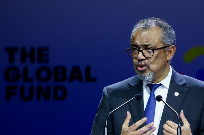 Le directeur général de l’Organisation mondiale de la santé, Tedros Adhanom Ghebreyesus, à Johannesburg (Afrique du Sud), le 21 novembre 2025.