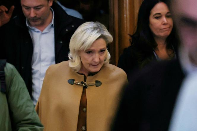 Marine Le Pen au palais de justice de Paris, le 3 février 2026.