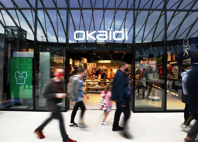 Un magasin de prêt-à-porter pour enfants Okaïdi, au centre commercial Lillenium, à Lille, le 28 août 2020.