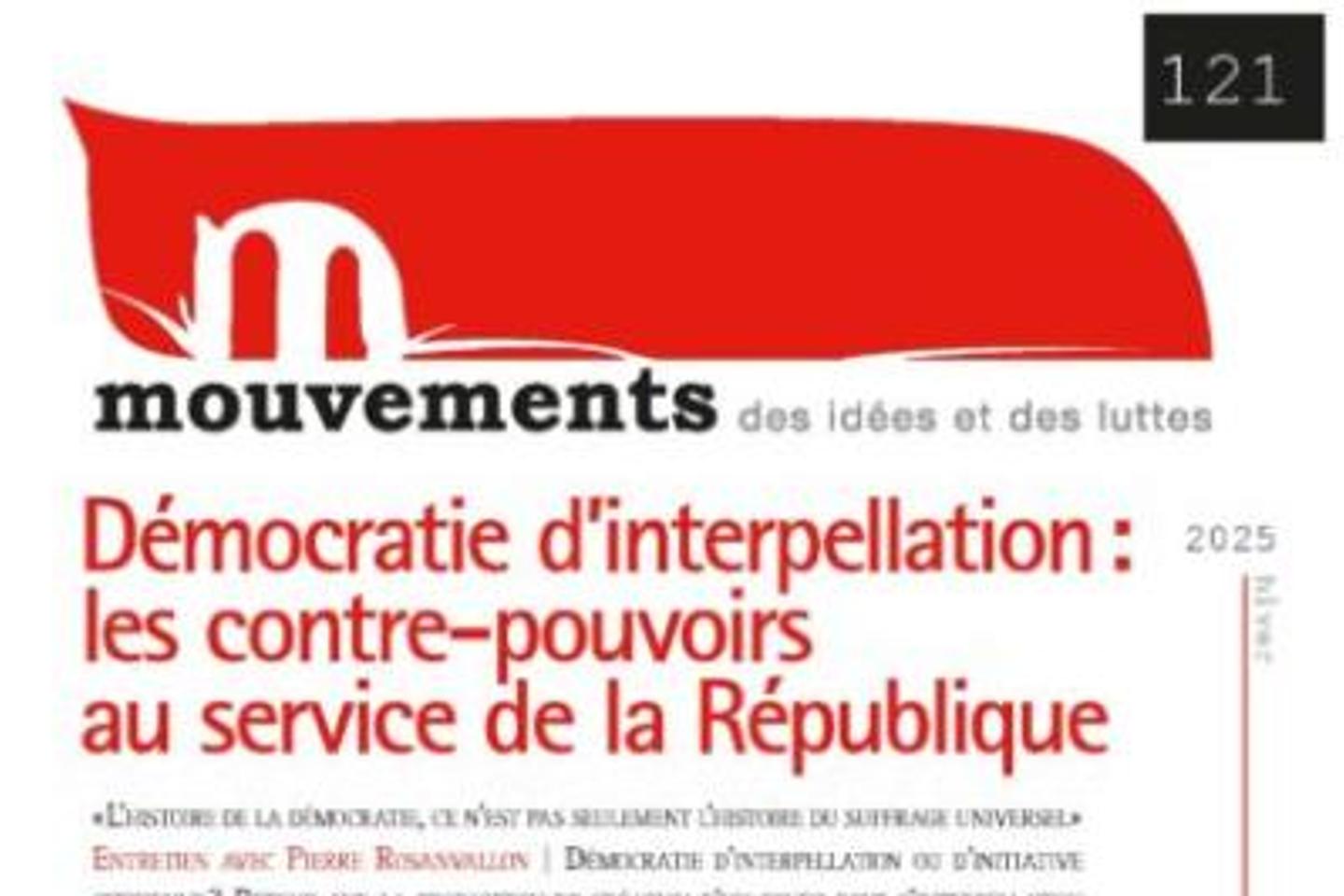 Les contre-pouvoirs citoyens explorés par la revue « Mouvements »