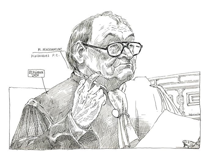 Maître Patrick Maisonneuve, avocat des parties civiles, le 3 février 2026.