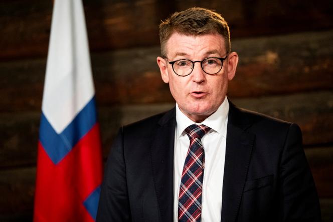 Aksel Johannesen, premier ministre des îles Féroé, à Thorshavn, le 17 juin 2025.