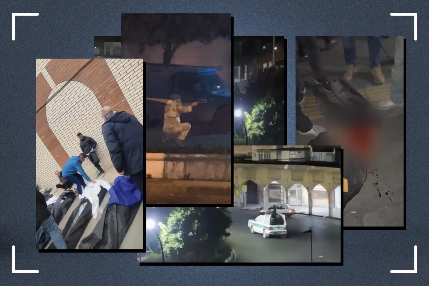 En Iran, les images d’une répression à balles réelles
