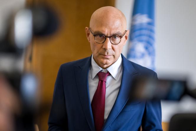 Le haut-commissaire aux droits de l’homme de l’ONU, Volker Türk, dans les bureaux de l’organisation, à Genève, le 16 septembre 2025.