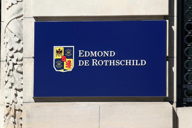 The Edmond de Rothschild bank logo, in Geneva, Switzerland, on June 21, 2020. 