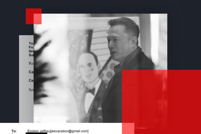 Elon Musk au club Mar-a-Lago, à Palm Beach (Floride), le 1ᵉʳ février 2026. Montage « LE MONDE ».MARK SCHIEFELBEIN/AP/« LE MONDE »