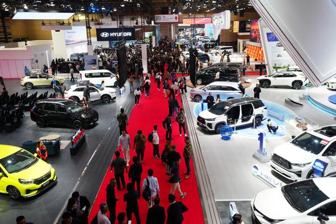 Au Salon international de l’automobile à Jakarta (Indonésie), le 5&nbsp;février&nbsp;2026.