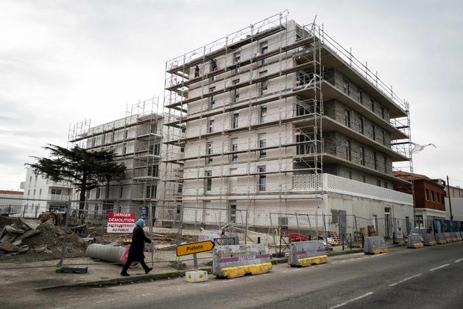 Un immeuble en construction dans le quartier des Izards, à Toulouse, le 11 mars 2022.