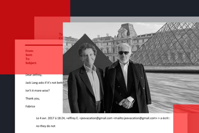 Jack Lang et Jeffrey Epstein.